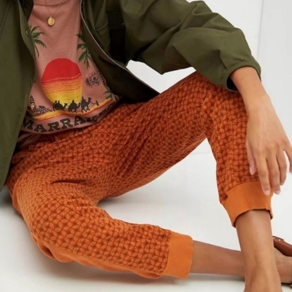 Anthropologie Daily Practice Upbeat Pattern Comfort Jogger S